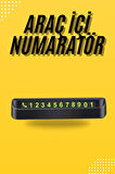 Araç Park Numaratörü Tüm Araçlara Uyumlu Araba Numaralık