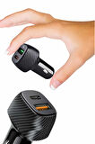 Type-C Girişli Araba Çakmaklık Şarj Cihazı 38W Oto Çakmaklık