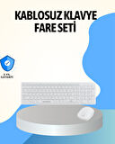 2.4 Ghz Wireless Kablosuz Klavye Mouse Seti Tv Pc Uyumlu