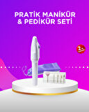 Elektrikli Manikür ve Pedikür Matkap Seti – Ayarlanabilir Hız, Ergonomik ve Sessiz