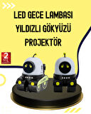 Otomatik Döner Slaytlı Üç Parlaklık Ayarlı Projektör Lamba