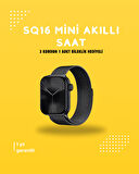 Akıllı Saat SQ-16 Mini Series 10 | Unisex Tasarım, Sağlık ve Spor Takibi