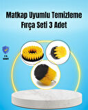 Yağ, Kir ve Pas Temizliği İçin Güçlü Naylon Kıllı Temizlik Fırçası