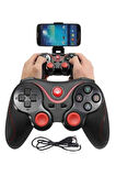 Joystik Gamepad Bluetooth Telefon Tutucu Oyun Kolu Telefon Android Uyumlu