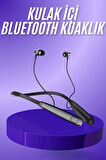 Bluetooth Kulaklık Şarj Göstergeli 100 Saat Şarj Kapasiteli Sporcu Kulaklık