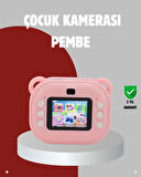 Anında Baskı Özellikli Çocuk Kamerası – 24MP HD Çift Lens, 32GB Hafıza ve Oyun Modu