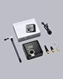 Kompakt Tasarımlı LED Işıklı Taşınabilir Hava Kompresörü