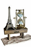 Eyfel Kuleli Kum Saati Dekoratif Hediyelik Eşya Retro Eyfel Kulesi