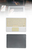Touchpad Tüm Cihazlara Uyumlu Bluetooth Klavye Touchpad Slim Kablosuz Wifi Q Klavye