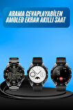 Amoled Ekran 3 Kordonlu Akıllı Saat 5.0 Bluetooth Bağlantılı Android ve İOS Uyumlu