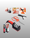 3 Parçalı Çok Fonksiyonlu Mutfak Makas Seti – Paslanmaz Çelik, Ergonomik Tasarım