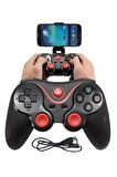 Joystik Gamepad Bluetooth Telefon Tutucu Oyun Kolu Telefon Android Uyumlu
