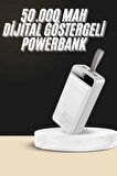 Hızlı Taşınabilir 50.000 Mah Powerbank Led Ekran Android ve İOS Uyumlu
