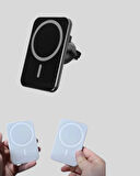 Şık Tasarımlı MagSafe Araç Telefon Tutucu Type-C Girişli