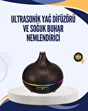 LED Işıklı Sessiz Çalışan Soğuk Buhar Nemlendirici