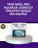 Dokunmatik Ekranlı Bluetooth Kulaklık ANC Gürültü Önleme Suya Dayanıklı