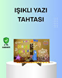 Yaratıcı Çizim ve Mesajlar İçin LED Işıklı Renkli Tahta