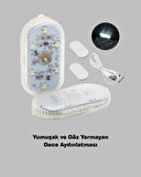 7 Renk Modlu Dokunmatik Sensörlü Mini LED Araç İçi Lamba