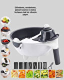 Çok Amaçlı Hazneli Sebze Rende Doğrayıcı ve Soyucu