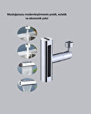 360° Dönebilen Musluk Başlığı 4 Fonksiyonlu Su Tasarruflu ve Dayanıklı