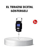 Portatif Dijital El Kantarı – Bavul, Kargo ve Paket Tartı Cihazı 50 Kg