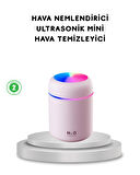 USB Bağlantılı LED Işıklı Hava Nemlendirici – Sessiz ve Kullanıcı Dostu Tasarım