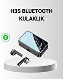 Ayna Ekranlı Bluetooth 5.1 Kablosuz Kulaklık – 3500 mAh Şarj Kutusu, Suya Dayanıklı