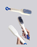 Otomatik Temizlemeli Saç Fırçası – Ergonomik Tasarım, 22x4 cm  Masaj Etkili, Elektriklenmeyi Önleyici