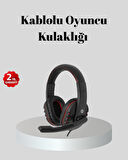Stereo Ses Destekli Mikrofonlu Gaming Kulaklık – Yumuşak Pedli