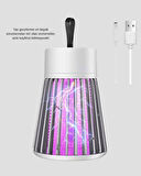 Şarjlı Mor Işıklı Sivrisinek Öldürücü Lamba – Sessiz ve Kimyasal İçermez