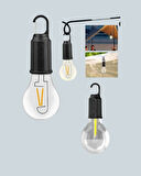 C Tipi Şarjlı Asılabilir Kamp Feneri