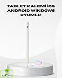 Type-C Şarjlı Dokunmatik Kalem – iPad, iPhone ve Android Uyumlu, Sessiz Çalışan