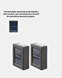 Solar Dış Mekan Aplik Su Geçirmez Dayanıklı LED Aydınlatmalı