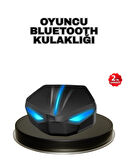 Tam Kablosuz Oyuncu Kulaklığı 5.0 Bluetooth LED Kontrollü