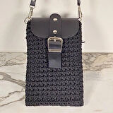 Cep telefonu çantası siyah 