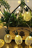 Dekoratif Pilli Pineapple Ananas Pilli Şerit Led Işık (1 Metre)
