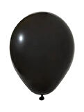 20 Adet 12 İnç 30 Cm Pastel Siyah Balon Doğum Günü Süsleme