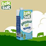 Teksüt Yarım Yağlı Laktozsuz Süt 1 Lt X 6 Adet