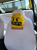Emoji Oto Boyun Yastığı Yazı Beş Sarı 