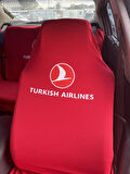 Turkish Airlines Baskılı Oto Servis Kılıfı Kırmızı