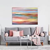 TABLOLIFE Yatay Renkler - Yağlı Boya Dokulu Tablo 60X90,Çerçeve;Çerçevesiz