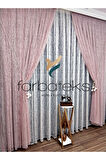 Pudra Camkırıgı Sağ/Sol İç Tül Takım Tül Fon Perde
