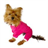 Pink Hearts Polar Kapşonlu Köpek Tulumu,Kıyafeti