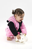 Welsoft Peluş Unisex Fermuarlı Kışlık Bebek Uyku Tulumu Bebek Tulumu Çocuk Tulumu Çocuk Kostümü