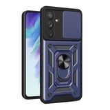 Teleplus Samsung Uyumlu Galaxy A54 Kılıf Magnetik Standlı Kamera Korumalı Slide Sürgülü Cover Kapak