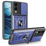 Teleplus Samsung Galaxy S25 Edge Kılıf Magnetik Standlı Kamera Korumalı Slide Sürgülü Cover Kapak