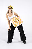 "Loop" Canvas Tote Bag Plaj ve Omuz Çantası
