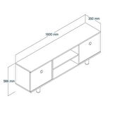 Bohem Tv Ünitesi&sehpası 160 cm Tv Konsolu