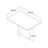 Traverten Orta Sehpa 90 cm Mermer Desenli