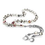 Kararmaz Metal Püsküllü Kişiye Özel Saç Teli İçerir Tesbih